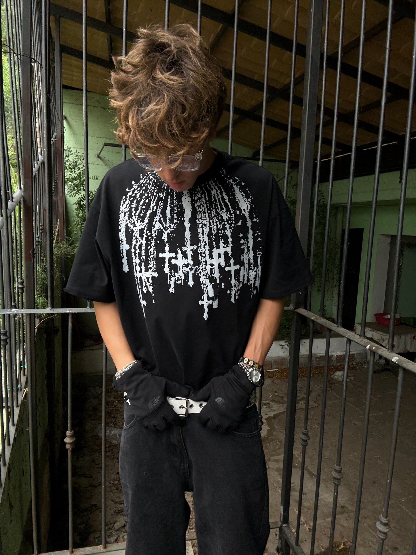 Way2rosary black tee