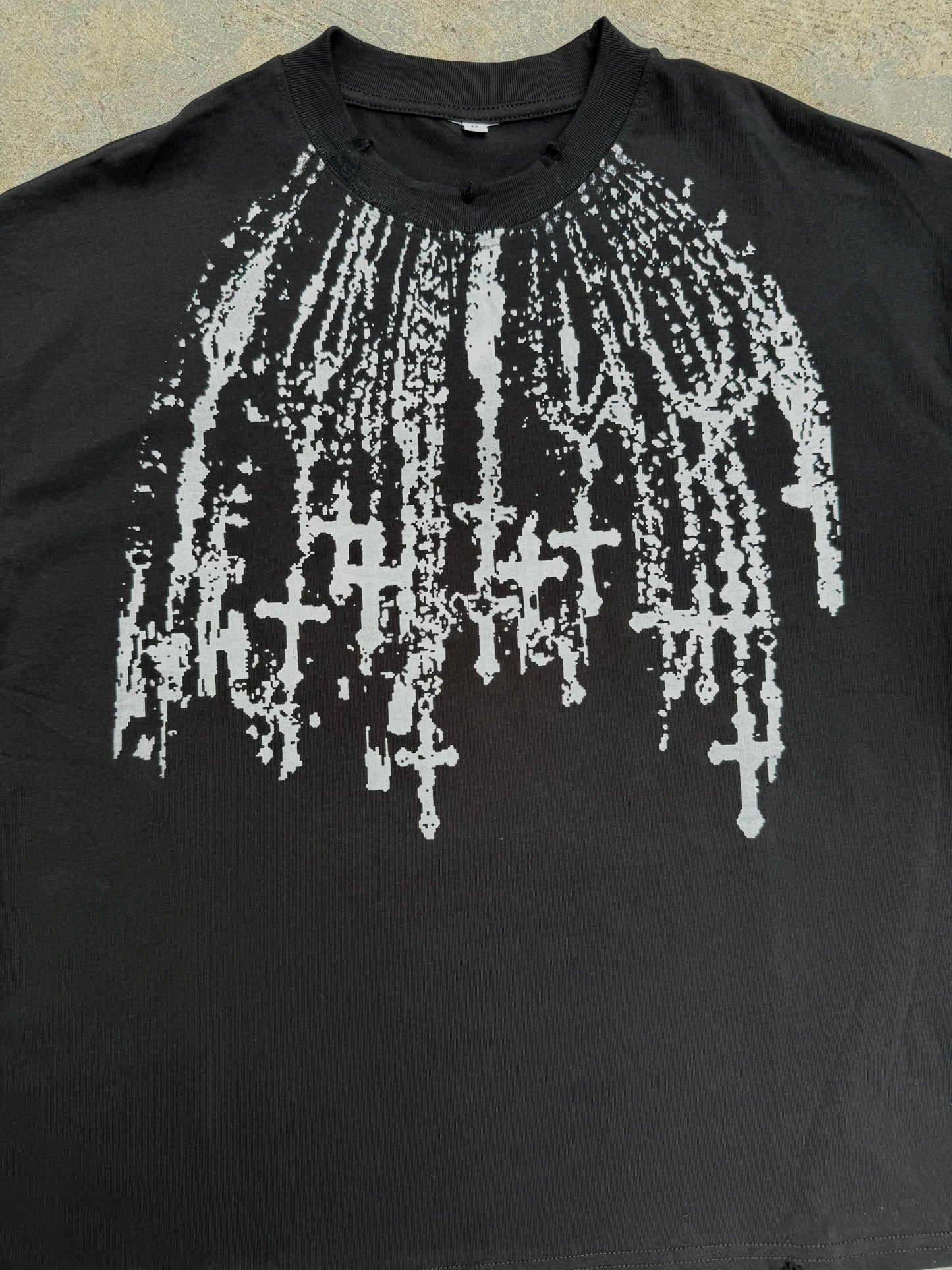Way2rosary black tee