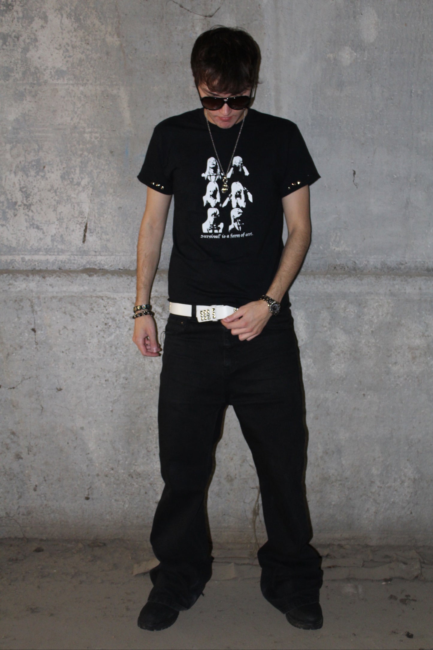 "Survival Is A Form Of Art" T-shirt
