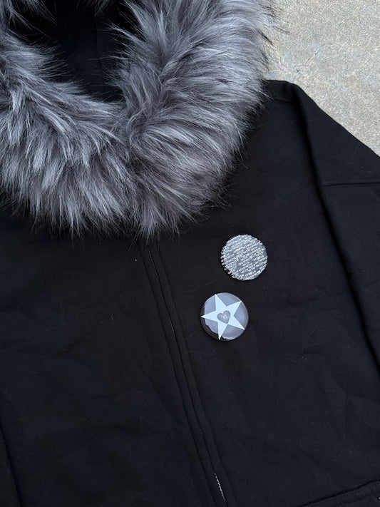 "Way2Elizabeth" (Black & Grey)